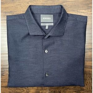 Bonobos Men's XL Standard Fit Shirt Long Sleeve Button Up Blue